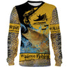 I am a fisherman Walleye Fishing Custome Name All Over Printed Shirts Cornbee