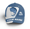 Mahi mahi Fishing blue color Custom fishing hat Unisex Fishing Baseball Angler hat Cornbee