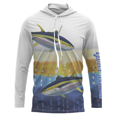 Tuna Fishing Customize Name 3D All Over Printed Shirts Cornbee