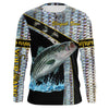 Striped bass fishing scales Custom name Striped bass fishing Long sleeve, Long Sleeve Hooded Cornbee