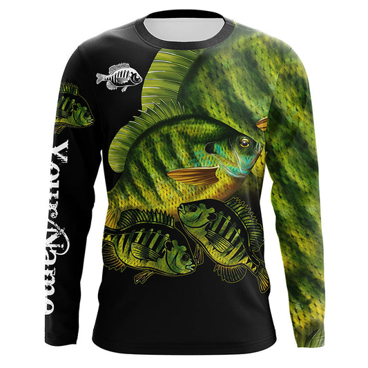 Bluegill Fishing Customize Name UV protection long sleeves fishing shirts Cornbee