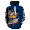 Marlin Fishing 3D All Over printed Customized Name Shirts Cornbee