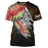 Custom Rainbow trout Fishing Jerseys, Personalized Rainbow trout scales fishing T-shirt Cornbee