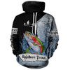 Rainbow Trout Ice Fishing 3D All Over Printed Shirts Cornbee