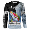 Rainbow Trout Ice Fishing 3D All Over Printed Shirts Cornbee