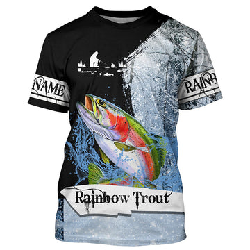 Rainbow Trout Ice Fishing 3D All Over Printed Shirts Cornbee