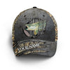 Musky fishing camo Custom fishing hat Cornbee