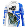 Crappie fishing tournament Fishing Jersey, Personalized white blue crappie fishing Long sleeve shirt Cornbee