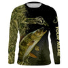 Custom Walleye fishing camouflage Fishing Jerseys, Personalized Walleye fishing Long sleeve shirts Cornbee