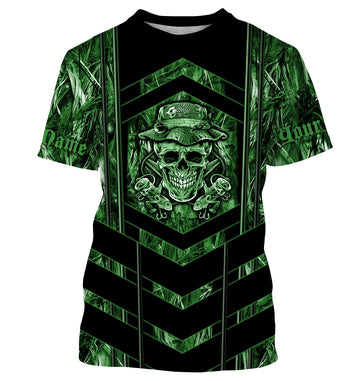 Fish reaper fishing green camo Custom Name 3D All Over Printed Shirts, Personalized Gifts for Fisherman  Cornbee
