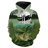 Largemouth Bass Fishing Customize Name Fishing Shirts Personalized All Over Printed Shirts Cornbee