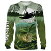 Largemouth Bass Fishing Customize Name Fishing Shirts Personalized All Over Printed Shirts Cornbee
