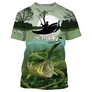 Largemouth Bass Fishing Customize Name Fishing Shirts Personalized All Over Printed Shirts Cornbee