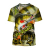 Personalized Yellow perch Custom name fishing shirts jerseys Cornbee