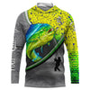 Mahi mahi ( Dorado) fishing personalized saltwater fishing shirts fishing apparel Cornbee