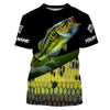 Custom Largemouth bass Fishing Jerseys, Personalized bass Fishing scales fishing T-shirt Cornbee