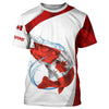 Walleye fishing Canada flag patriotic Fishing Jerseys, Personalized Walleye fishing T-shirt Cornbee