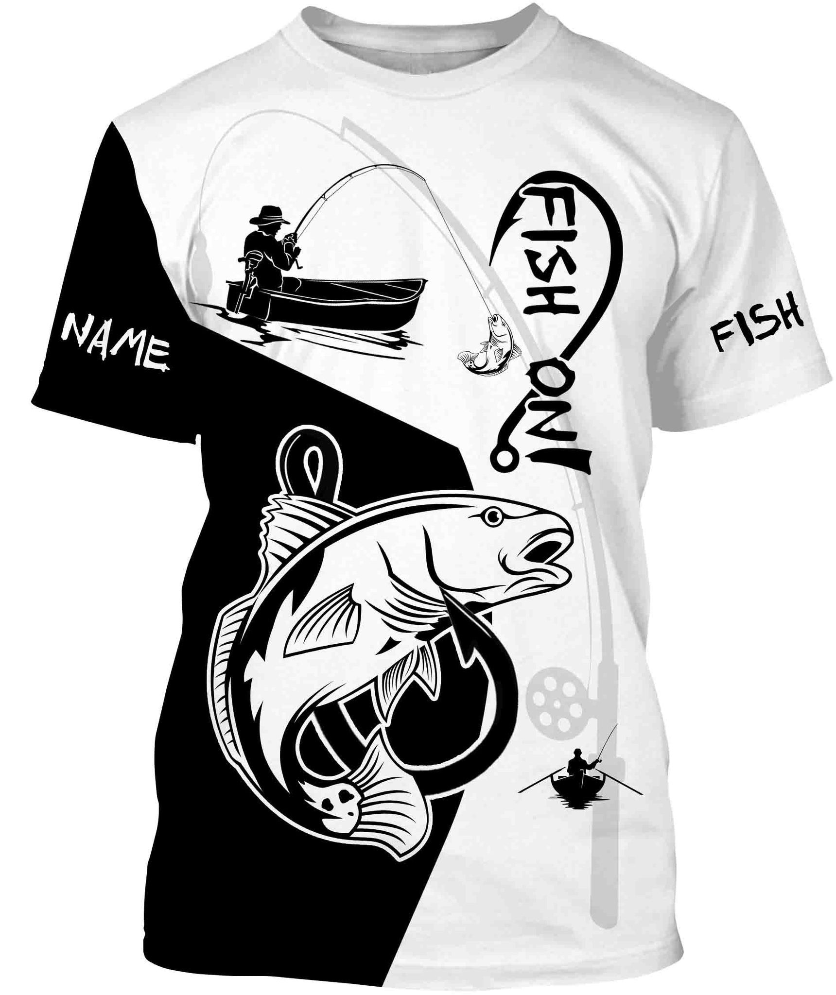 Redfish Puppy Drum Fish On Custome Name 3D All Over Printed Shirts Cornbee