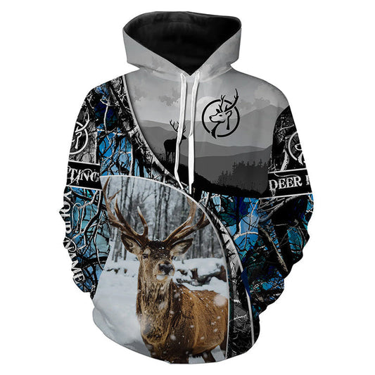 Cornbee Deer Hunting Camo Custom Name 3D All Over Printed Shirts, Hunting Hoodie, Fishing Hoodie  Hu0112