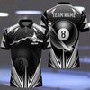 Personalized Name Gray Billiard  , Team  Unisex Shirt Cornbee