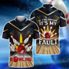 Personalized If I'm Drunk It's My Bowling Friend's Fault  Name All Over Printed Shirt Cornbee