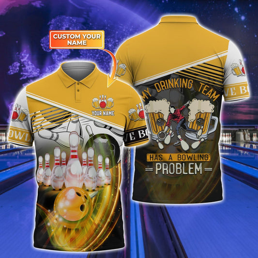 Personalized Bowling Players Personalized Name 3D Shirt Cornbee