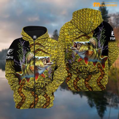 Cornbee Custom Name Bass Fishing 3D Full Print 2 Hu2711