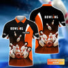 Personalized Perfect Orange Strike Bowling Personalized Name 3D Shirt Cornbee