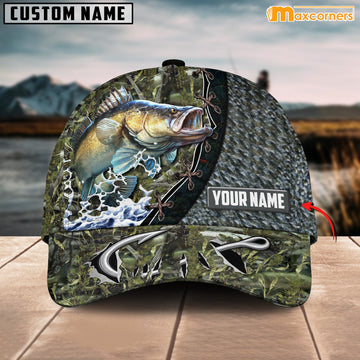 Cornbee Personalized Fishing Water Detail Cap