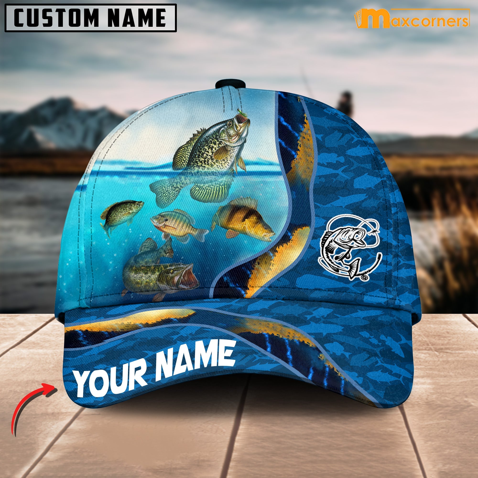 Cornbee Personalized Panfish Cap