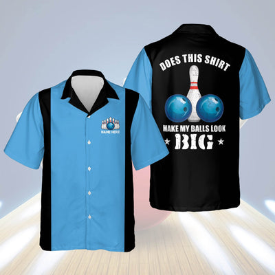 Personalized Retro Vintage Bowling Personalized Name Hawaiian Shirt Cornbee