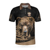 Fishing Polo Shirt, I Fish And I Drink Polo Shirt, Brown Bear Polo Shirt, Best Fishing Shirt - Perfect Gift For Men, Fishing Lovers Cornbee
