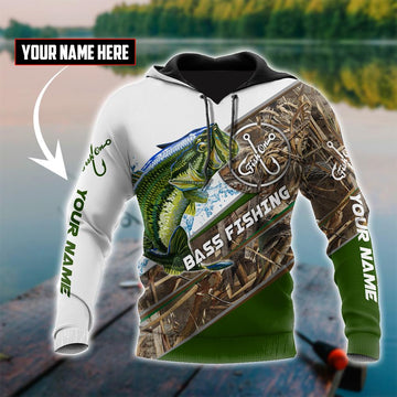 Cornbee Custom Name Bass Fishing Camo So0501