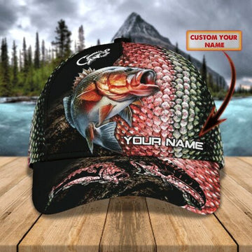 Cornbee Personalized Bass Fishing Classic Cap SO0412