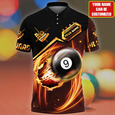 Personalized Name Billiard Player  Unisex Shirt Cornbee