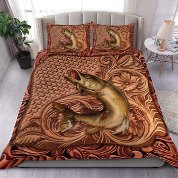 Fishing Bedding Set, Gift for Fishing Lovers22 Cornbee