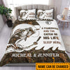 Personalized Fishing Bedding Set, Personalized Gift for Fishing Lovers41 Cornbee