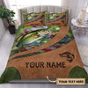 Personalized Fishing Bedding Set, Personalized Gift for Fishing Lovers48 Cornbee