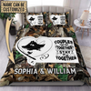 Personalized Fishing Bedding Set, Personalized Gift for Fishing Lovers25 Cornbee