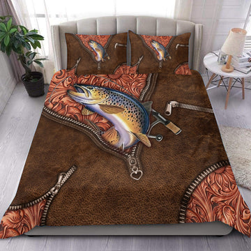 Fishing Bedding Set, Gift for Fishing Lovers6 Cornbee