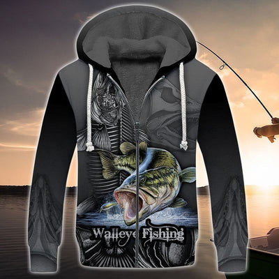 Cornbee Walleye Fishing Unisex 3D Shirt
