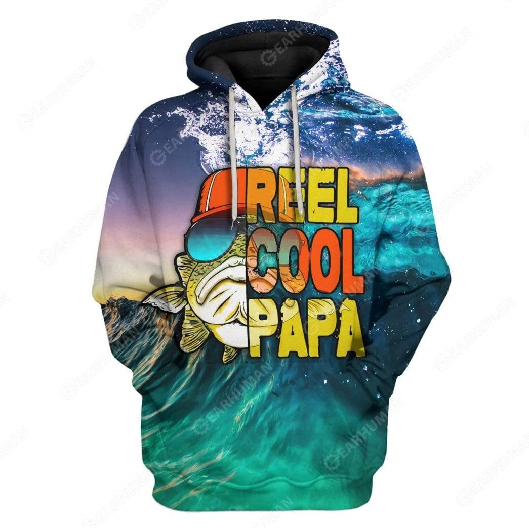 Cornbee Fishing Father Reel Cool Papa 3D Shirt
