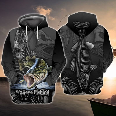 Cornbee Walleye Fishing Unisex 3D Shirt