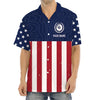 Personalized Name  Billiard American Flag Hawaiian Shirt Cornbee