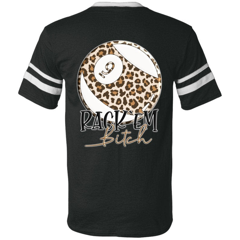 Leopard Print 9-Ball Stripe Jersey Cornbee
