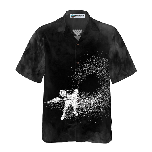 Billiards Hawaiian Shirt On Smoke Background, Colorful Summer Aloha Shirt For Men Women, Perfect Gift For Friend, Family, Husband, Billiard Lovers Cornbee