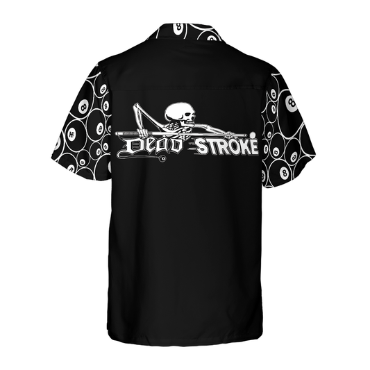 Billiard Hawaiian Shirt Dead Stroke, Colorful Summer Aloha Shirt For Men Women, Perfect Gift For Friend, Billiard Lovers Cornbee