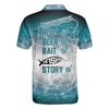 Fishing Men Polo Shirt, Blue Ocean, Fishing Checklist Rod Beer Bait Fish Story Shirt For Men - Best Gift For Fishing Lovers, Fisherman Cornbee