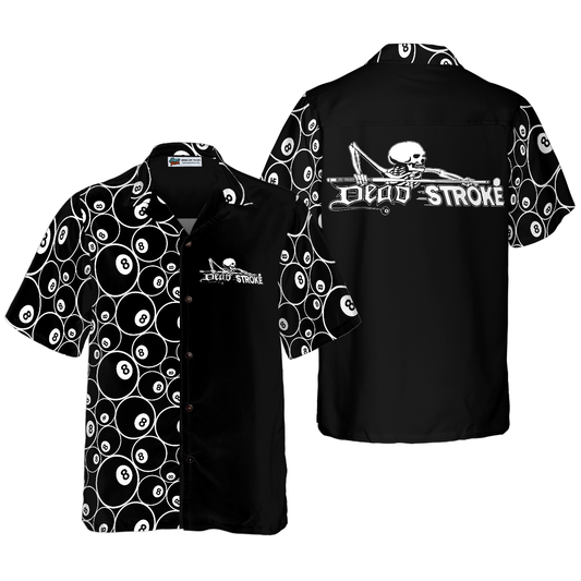 Billiard Hawaiian Shirt Dead Stroke, Colorful Summer Aloha Shirt For Men Women, Perfect Gift For Friend, Billiard Lovers Cornbee