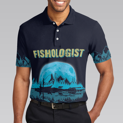 Fishologist Go Fishing Men Polo Shirt, I Just Want To Go Fishing Shirt, Best Fishing Shirt For Men, Gift For Fishing Lovers Cornbee
